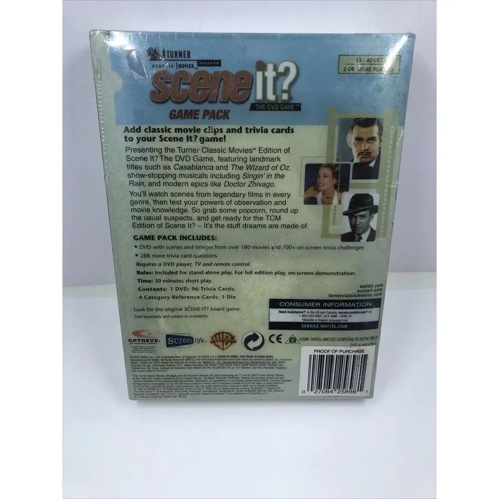 *Scene It? DVD Game: Turner Classic Movie Edition Expansion Pack